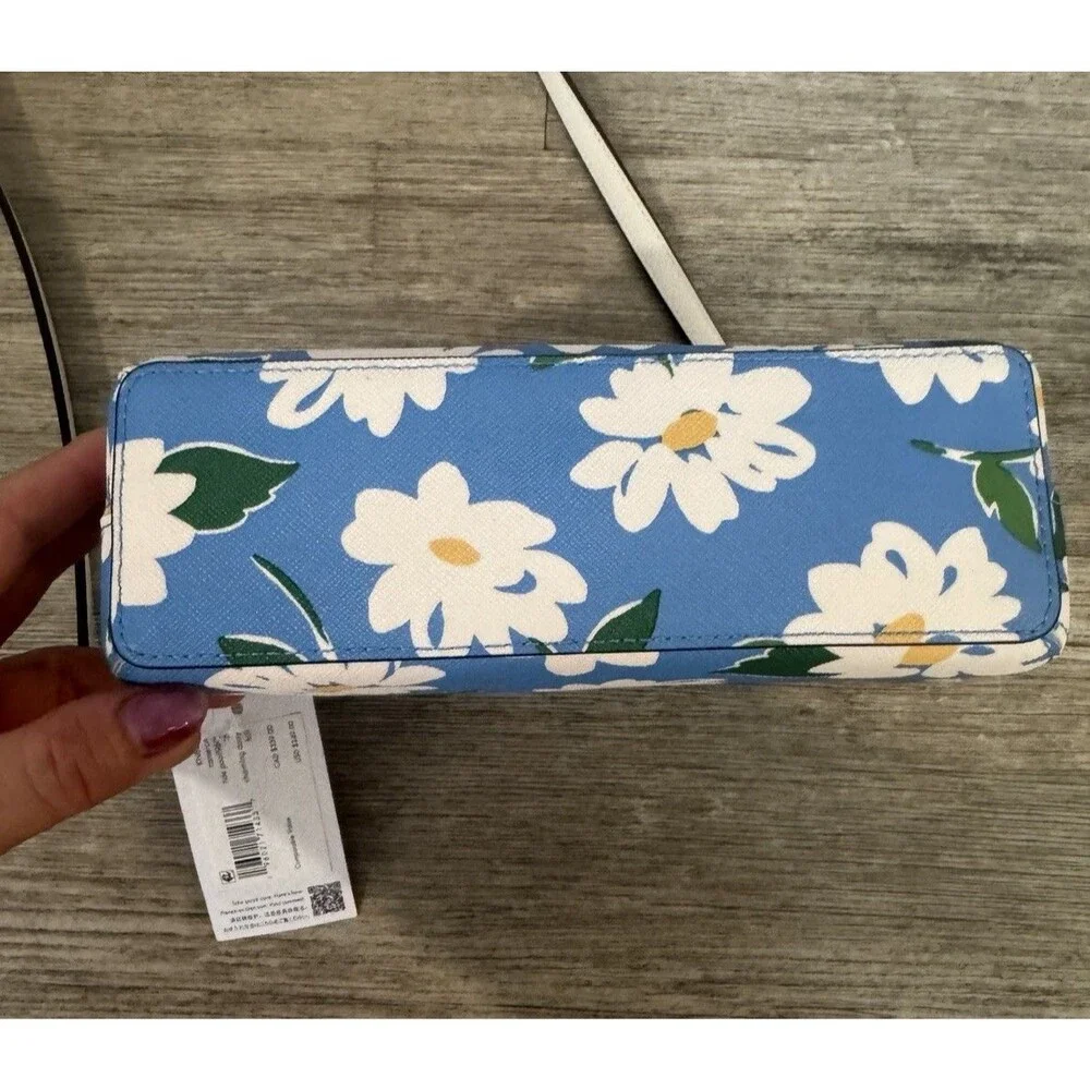 NWT Kate Spade Cameron Crossbody Bag Blue Charming Daisy Floral